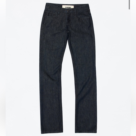 Classic Straight-Leg Women's Jeans in Dark Indigo - Picture 2 of 4